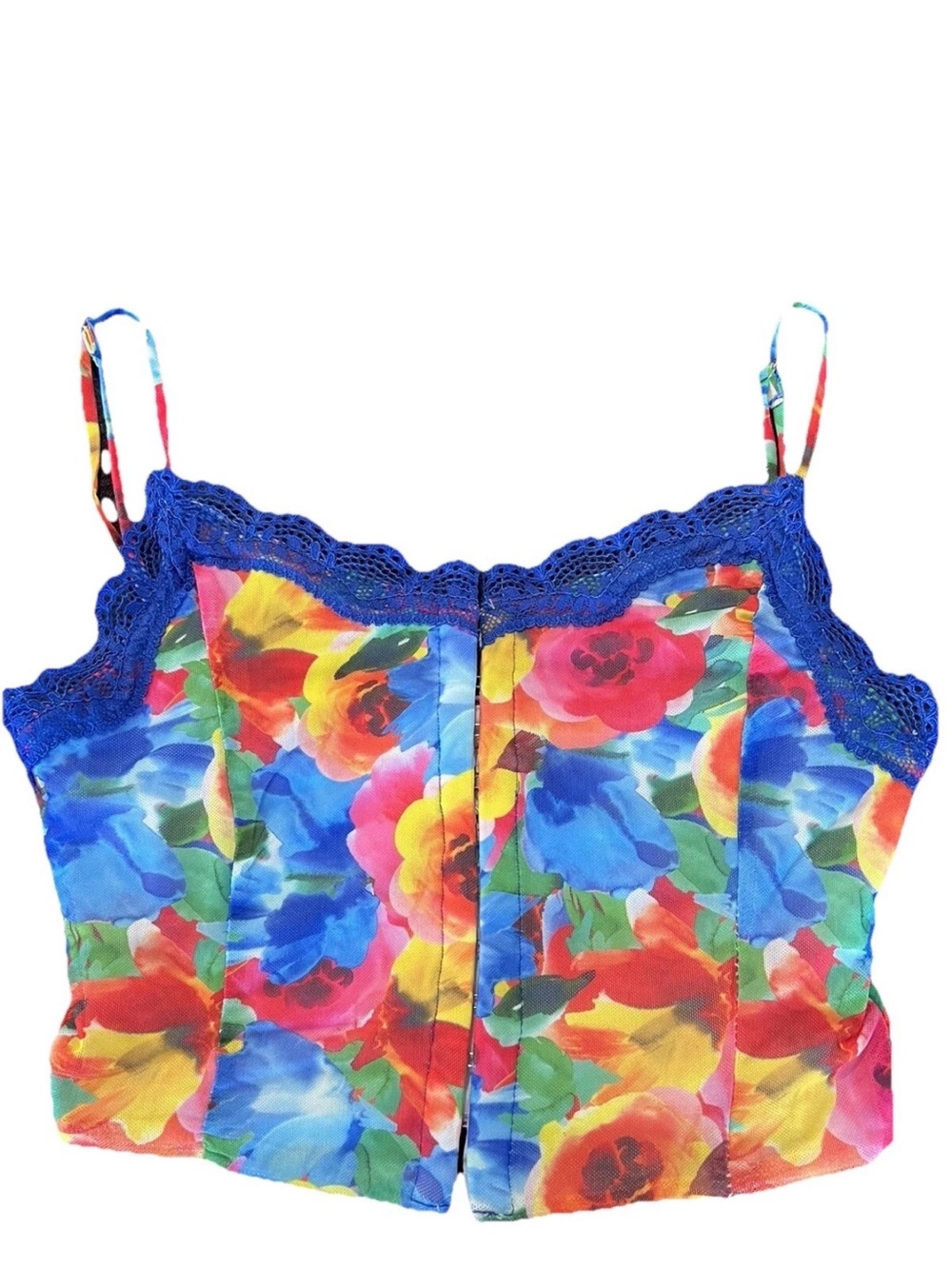 NWT Princess Polly Magnolia Floral Corset Crop Top - Size 6